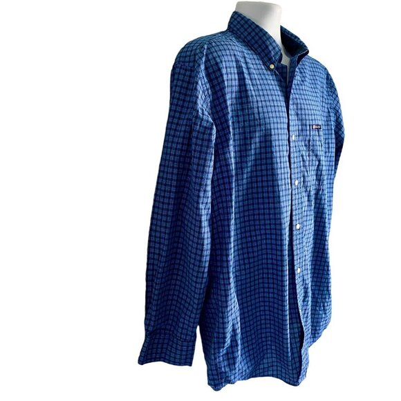 Chaps Easy Care Long Sleeve Button Down Shirt Men's Large - Picture 3 of 8